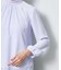 【SS-4Lサイズ／通勤／セレモニー】プチハイネック シフォンブラウス