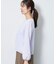 【SS-4Lサイズ／通勤／セレモニー】クルーネック シフォンブラウス
