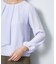 【SS-4Lサイズ／通勤／セレモニー】クルーネック シフォンブラウス