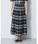 【再入荷／リバーシブル／セットアップ／手洗い可】チェック柄フレアスカート