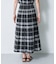 【再入荷／リバーシブル／セットアップ／手洗い可】チェック柄フレアスカート