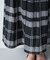 【再入荷／リバーシブル／セットアップ／手洗い可】チェック柄フレアスカート