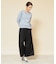 【COLLECTION LINE】ベルト付ガウチョパンツ