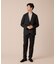 【ON／OFF兼用】CARREMANファブリック スリムイージー スラックス