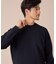 モックネック 鹿の子 ニット プルオーバー