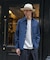 【BOWLER HAT LABEL】小紋ペイズリープリント 長袖シャツ