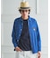 【BOWLER HAT LABEL】Tエンブレム デニムシャツ