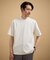 【接触冷感】アイスクリアコットン モックネック Tシャツ