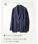 【Begin5月号掲載/通気性】トリコットサッカー ジャケット