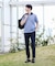 【接触冷感/吸汗速乾】サイドゴアウエスト ストレートパンツ