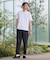 【汗染み軽減/接触冷感】テーラード Tシャツ