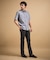 【銘品】播州織り ヘリンボン ストレートパンツ