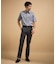 【銘品】播州織り ヘリンボン ストレートパンツ