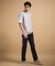 【銘品】播州織り ヘリンボン ストレートパンツ