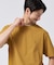 【汗染み軽減/接触冷感】フェイクレイヤード ワンポイント刺繍Ｔシャツ
