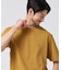 【汗染み軽減/接触冷感】フェイクレイヤード ワンポイント刺繍Ｔシャツ