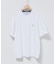 【汗染み軽減/接触冷感】フェイクレイヤード ワンポイント刺繍Ｔシャツ