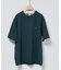 【汗染み軽減/接触冷感】フェイクレイヤード ワンポイント刺繍Ｔシャツ