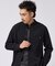 3Dナイロンストレッチ バンドカラーシャツ