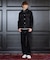 【BOWLER HAT LABEL】ブラックデニムGジャン