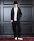 【BOWLER HAT LABEL】ジップアップ スウェットパーカー