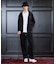 【BOWLER HAT LABEL】ジップアップ スウェットパーカー