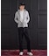 【BOWLER HAT LABEL】ジップアップ スウェットパーカー
