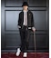 【BOWLER HAT LABEL】ダウンファブリック トラックジャケット