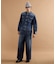 【525DENIM】14ozデニム ノーカラーGジャン