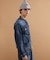 【525DENIM】14ozデニム ノーカラーGジャン