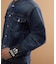 【525DENIM】14ozデニム ノーカラーGジャン