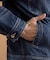 【525DENIM】14ozデニム ノーカラーGジャン