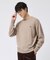 【日本製】ワンポイント カラーニット プルオーバー