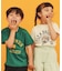 【110－160/6色展開】コットン半袖Tシャツ/洗濯機OK