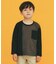 【110-160/洗濯機OK】切り替え長袖Tシャツ