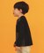 【110-160/洗濯機OK】切り替え長袖Tシャツ