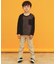 【110-160/洗濯機OK】切り替え長袖Tシャツ