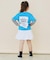 【110－160】レイヤード風デニムアップリケロンTee