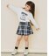 【110-160】チェックスカートパンツ