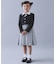 【120-130/3点セット】ジャケット＆チェックワンピース/入園・卒園・入学