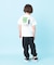 天竺アソートプリント半袖Tシャツ 幾何学アート、スパンコール、飛行機