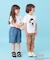 PEANUTS ／ ピーナッツ スヌーピー さがら刺繍 半袖Tシャツ