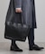 Refined Leather トートバッグ/ビジネス/A4収納可/ONOFF兼用