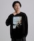アートグラフィック ブラシ刺繍長袖Tシャツ