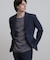 【昨年の人気商品！】上下2点セットエステルサージセットアップ/通年着用可/洗濯可/オールシーズン/シングルジャケット/ワイドテーパードパンツ/美シルエット