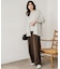 【アンサンブル可/洗える】シルクウールカシミヤ ドルマンスリーブニット