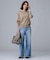 【アンサンブル可/洗える】シルクウールカシミヤ ドルマンスリーブニット