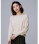 【アンサンブル可/洗える】シルクウールカシミヤ ドルマンスリーブニット