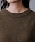 【ロング丈/ゆったりシルエット】テントライン ニットワンピース