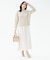 【洗える】スポンディッシュ ケーブル柄ニット